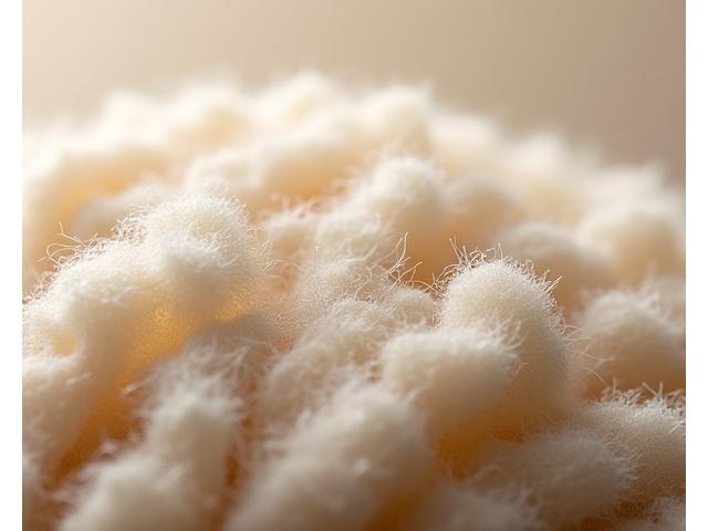 ウール繊維の拡大画像